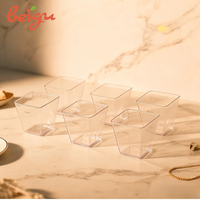 Gobelets à dessert en plastique écologiques jetables avec couvercle et cuillère, résistants à la chaleur, diamètre 90 mm, logo/design graphique personnalisable, pour boissons froides