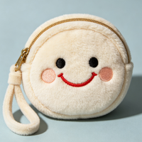 Sacs à dos en peluche fraise personnalisés Kedi, broderie nom/logo disponible, porte-monnaie animaux et plantes de dessin animé, sur commande, design personnalisé