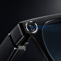 Lunettes intelligentes W660 AI avec caméra 20MP, enregistrement vidéo 4K, réduction de bruit ENC et traduction IA en temps réel pour les appels