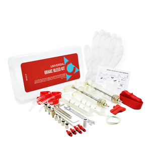 Kit Universal <span class=keywords><strong>de</strong></span> Herramientas para Purgar <span class=keywords><strong>Frenos</strong></span> <span class=keywords><strong>de</strong></span> Disco Hidráulicos para Bicicletas <span class=keywords><strong>de</strong></span> Montaña y Carretera, Compatible con <span class=keywords><strong>SHIMANO</strong></span>, MAGURA, HAYES, AVID, FORMULA (Plástico y Metal) - Product Image 1
