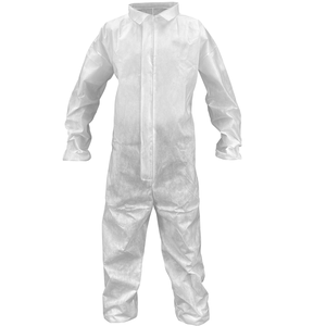 يمكن التخلص منها للماء Microporous مكافحة ساكنة مقنعين ملابس السلامة الصناعية غير المنسوجة/PP + PE/SMS Coverall - Product Image 2