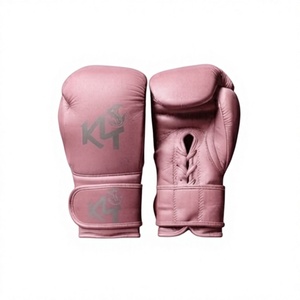 Gants de boxe en cuir de vachette KL à lacets, pour MMA, Muay Thai, Kickboxing, respirants, durables, pour l'entraînement en toutes saisons - Product Image 1