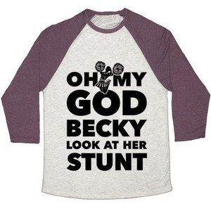 Oh My God Becky Look at Her Stunt Camiseta de béisbol unisex de mezcla triple - Product Image 4