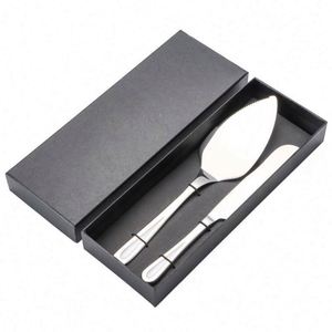 Stainless Steel Gold Cutlery Set Wedding Cake Knife and Server Pizza Cutter-Premium Cake Tools and Server Set - Product Image 4