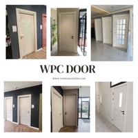 Yingkang Çin Tedarikçisi Anti-Termit WPC Camlı Oyuk Kapı Okul Tipi 40mm Kalınlıkta Proje Toplu Alıcıları İçin En Yeni Tasarım