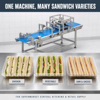 Wanli Group Machine automatique de découpe de pain grillé à ultrasons en acier inoxydable à haut rendement pour restaurants