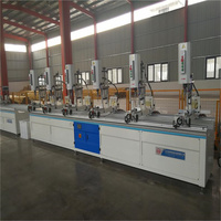Perceuse verticale combinée multi-têtes à usage intensif de haute précision pour profilés en aluminium et PVC