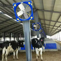 Système de contrôle de l'Internet des objets, ventilateur de circulation industriel, système de refroidissement pour élevage de volailles, ventilateur pour volailles à moteur EC ou DC