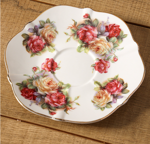 European Retro Hand - Painted Rose Ceramic <b>Cup</b> & Saucer <b>Set</b>, Coffee/Tea <b>Cups</b> for Home Afternoon Tea - Product Image 4
