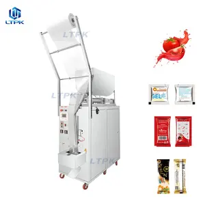 Automatic Tomato Paste Sachet Packing Machine Ketchup Cream Bag Packing Machine with Mixer Heater