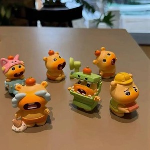 Capybara Little Lulu, Caja Sorpresa de Resina, Figura de <span class=keywords><strong>Animal</strong></span> de Juguete, 5-7 Años, Unisex, Muñeca Decorativa, Regalo Navideño - Product Image 4