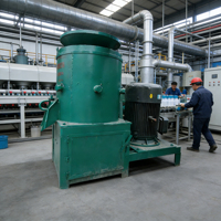 Agglomérateur plastique haute capacité certifié CE ISO 100-800 kg/h pour le recyclage des déchets plastiques