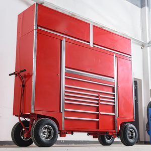 Carro de Herramientas Metálico Reforzado Personalizado para Reparación de Automóviles, Caja de Herramientas con Ruedas Grandes para Taller o Garaje - Product Image 4