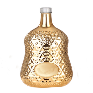 Bán buôn 750ml Fancy vàng mạ điện rượu Chai chất lượng Vodka Chai 700 ml - Product Image 5