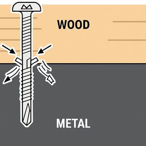T-27 Torx 1/4X2-3/4 "alesatore <span class=keywords><strong>Tek</strong></span> Torx/vite autoforanti da <span class=keywords><strong>legno</strong></span> a metallo - Product Image 3