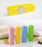Batterie externe portable de petite taille à charge rapide avec coque en plastique ABS 2600mAh avec batterie Li-Polymère