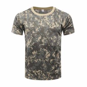 Camiseta de entrenamiento vintage de camuflaje para hombre, ropa de sublimación de poliéster para correr al aire libre de secado rápido, camiseta de camuflaje personalizada al por mayor - Product Image 6