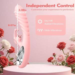 Vibrateur en silicone à 36 modes de vibration, petit modèle avec antennes, pour adultes. - Product Image 5