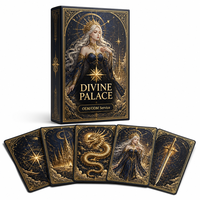 Cartes à collectionner personnalisables DIVINE PALACE en carton épais avec finition vernie pour usage familial, écologiques et durables
