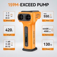 Pompe à air rechargeable multi-scènes avec différents modes d'éclairage, pompe à air pour gonflage et dégonflage, pour kayak, tente gonflable, lit gonflable