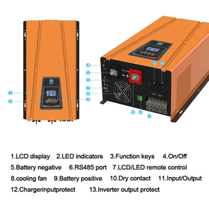 Convertisseur de courant pur sinus à basse fréquence RS 48V 24v vers 220v <span class=keywords><strong>6000w</strong></span> Convertisseur de courant Transformateur toroïdal Convertisseur <span class=keywords><strong>solaire</strong></span> <span class=keywords><strong>6000w</strong></span> - Product Image 3