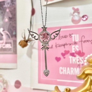 Collar de Plata Pura S925 Wenchi con Estrella de Circonio, Estilo Moderno y Elegante para Mujer, Colgante de Moda - Product Image 1