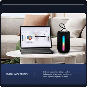 ลำโพงบลูทูธแ<span class=keywords><strong>บ</strong></span><span class=keywords><strong>บ</strong></span>พกพา BS03รองรับการ์ด TF และแท่ง USB ไมค์ในตัวไฟ RGB แสงสเต<span class=keywords><strong>อริ</strong></span>โอไร้สายซั<span class=keywords><strong>บ</strong></span>วูฟเฟอร์เ<span class=keywords><strong>สี</strong></span>ยงพร้อมวิทยุ FM - Product Image 3