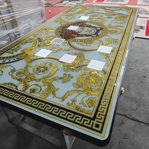 Sang trọng tắm gạch phòng tắm vật liệu xây dựng Vàng Hy Lạp mô hình kết cấu lớn Định dạng thiêu kết đá tấm đá cẩm thạch nhìn gạch - Product Image 6