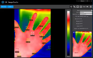 XE-30 XEAST Scanner d'imageur thermique 2.8 \ "couleur TFT affichage 160*120 résolution contrôleur de température pour les tests de fuite d'eau OEM - Product Image 3