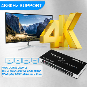 Yunzuo OEM hỗ trợ 3D 4K x 2K 1x8 HDMI Splitter 1 trong 8 ra HDMI 2.0 phiên bản video âm thanh Splitter với EDID - Product Image 6
