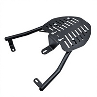 Support de fixation réglable pour boîte de livraison sur hayon de véhicule, accessoire de modification pour moto