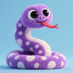 Almohada de Peluche de Serpiente Personalizada al por Mayor, Diseño de Dibujos Animados, Precio Accesible, Almohada de Peluche de Algodón - Product Image 1