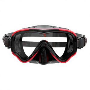 Máscara de Buceo de Cara Completa para Adultos, Ajustable, Ligera, Plegable, Impermeable, Antivaho, de Silicona, con Cristal Templado, Vista Panorámica de 180° - Product Image 1