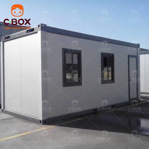 Cbox Wholesale Prefab Modular Office Portable <b>Temporary</b> Living Units Tiny Homes Flat Pack Container House - Product Image 3