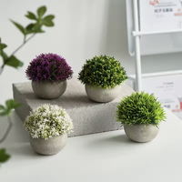 Tanaman Buatan Eucalyptus Rosemary Pot Silinder Laris Manis, Ramah Lingkungan, Cocok untuk Hadiah Thanksgiving