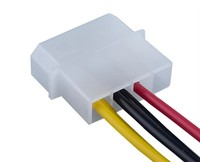 Kabel Konversi Daya GPU PCIe Molex 4Pin ke 6Pin, Adaptor Output Daya Stabil untuk Catu Daya Kartu Grafis Desktop