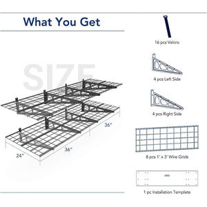 Soportes de estante flotantes invisibles-Sistema de soporte oculto para estante de almacenamiento de decoración minimalista moderna para el hogar - Product Image 2