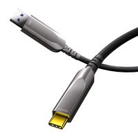 USB3.2 Type a vers Type C AOC 10Gbps Max Câble de données Câble USB C à fibre optique 3.0 & 2.0 Câble de liaison VR