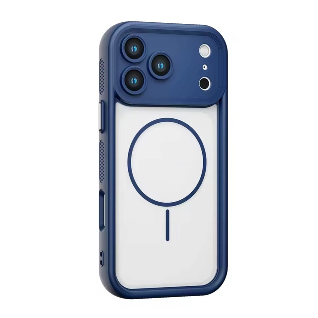 Sky Eyes 2 in 1 Trend Magnetic Charging TPU Phone Case Camera Protector 360 Heat Dissipation Shockproof for IPhone15 16 17 18Pro