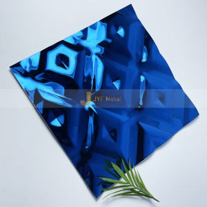 Panneau en acier inoxydable personnalisé EX865 avec gaufrage pour revêtement mural intérieur, décoration commerciale - Product Image 6