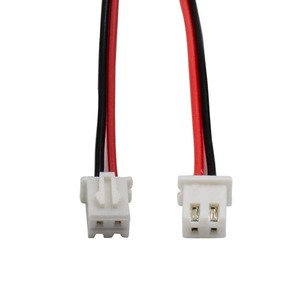 Cable Terminal Rojo y Negro XH PH con Paso de 1.25, 2.0, 2.54mm, Arnés de Terminales de Extremo Único 2P 3P para Producción y Procesamiento - Product Image 3