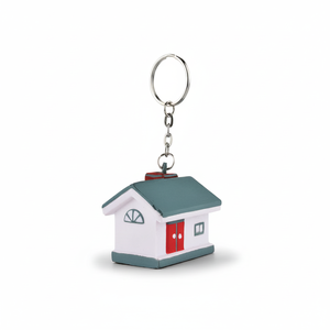 Portachiavi Antistress a Forma di Casa in Miniatura, Design Domestico, Idea Regalo - Product Image 2