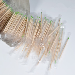 2500 stuzzicadenti in legno con supporto riutilizzabile robusto dente liscio Picks Cocktail Picks stuzzicadenti <span class=keywords><strong>per</strong></span> antipasti - Product Image 6