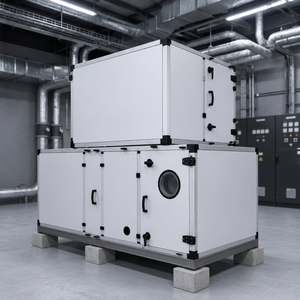 Système de ventilation AHU (unité de traitement d'air) pour bâtiments commerciaux, filtration d'air, refroidissement, chauffage, distribution d'air - Product Image 1