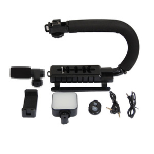 AY-49U hình chữ U di động đứng máy ảnh kỹ thuật số Chân máy tính để bàn ngoài trời sống Selfie ánh sáng mic khung video ay49u làm video k - Product Image 2