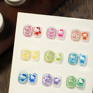 AILANUO 12-color Professional Nail Polish Stamping Adhesive <b>Painting</b> Polishing OEM/ODM One-step Colored Creative Fluorescent Gel - Product Image 2