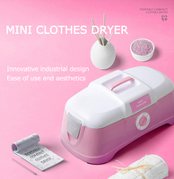 Séchoir à linge électrique portable pliable pour la maison, avec minuterie de 180 minutes, semi-automatique, capacité de 5 kg