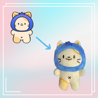 Peluche personnalisée unisexe de haute qualité Dreamon DO001 10 cm, petite et mignonne, en velours doux, rembourrage en coton PP