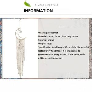 Grands attrape-rêves étoilés faits à la main, carillons éoliens nordiques, décoration d'intérieur, ornement attrape-rêves - Product Image 3