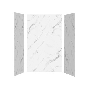 Ensemble de douche sans cadre avec porte coulissante double pour <span class=keywords><strong>baignoire</strong></span>, panneau mural de douche en acrylique <span class=keywords><strong>et</strong></span> <span class=keywords><strong>baignoire</strong></span> en acrylique - Product Image 2
